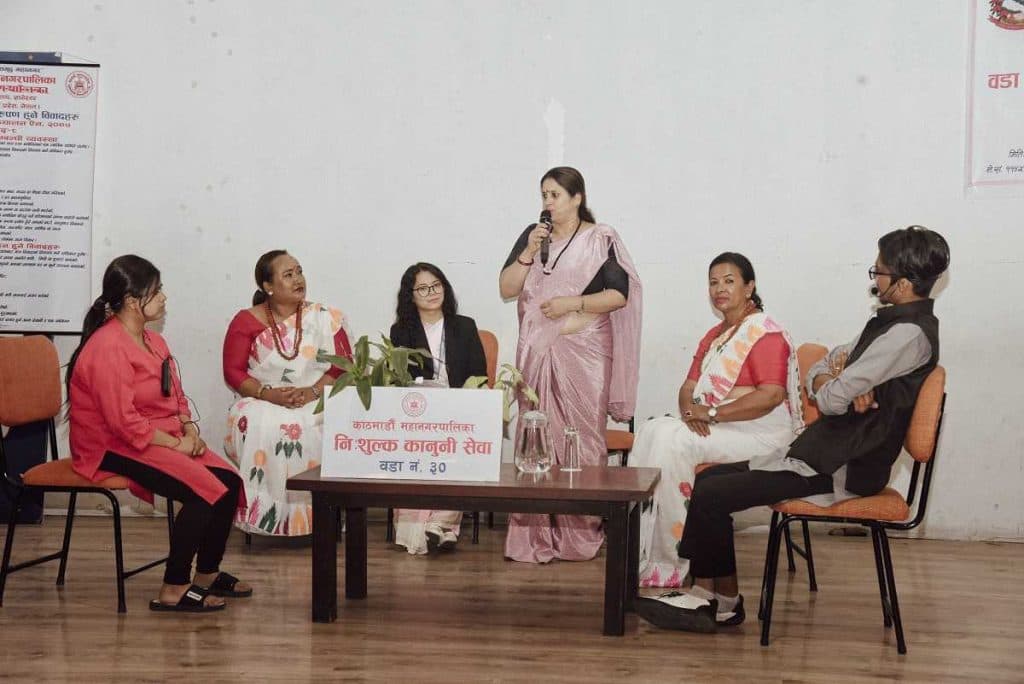 विवाद निरुपणमा वडा महिला सञ्जालको भूमिका बुझाउन नाटक मञ्चन